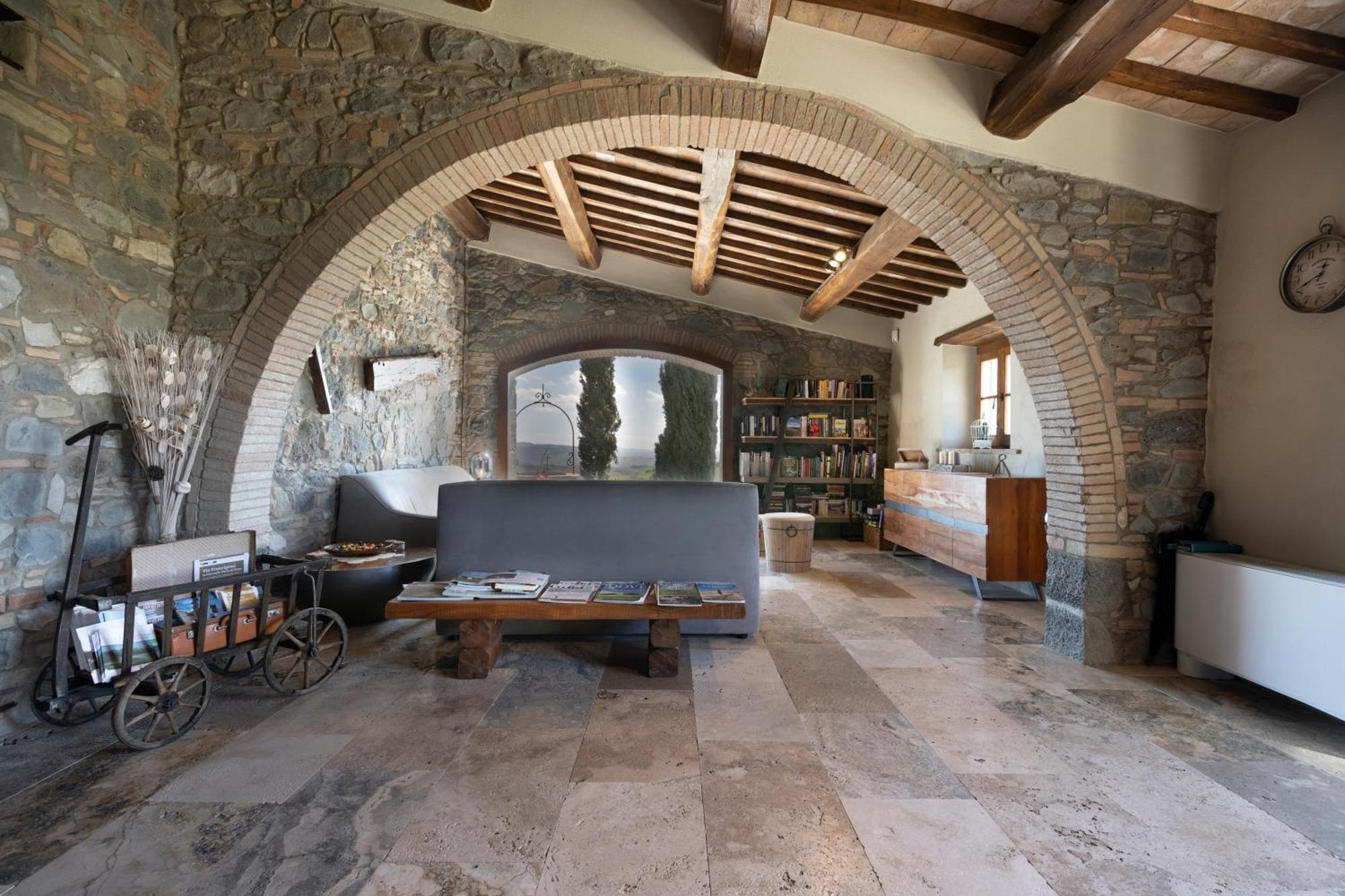 Casa Al Maestro B&B Radicofani Bagian luar foto