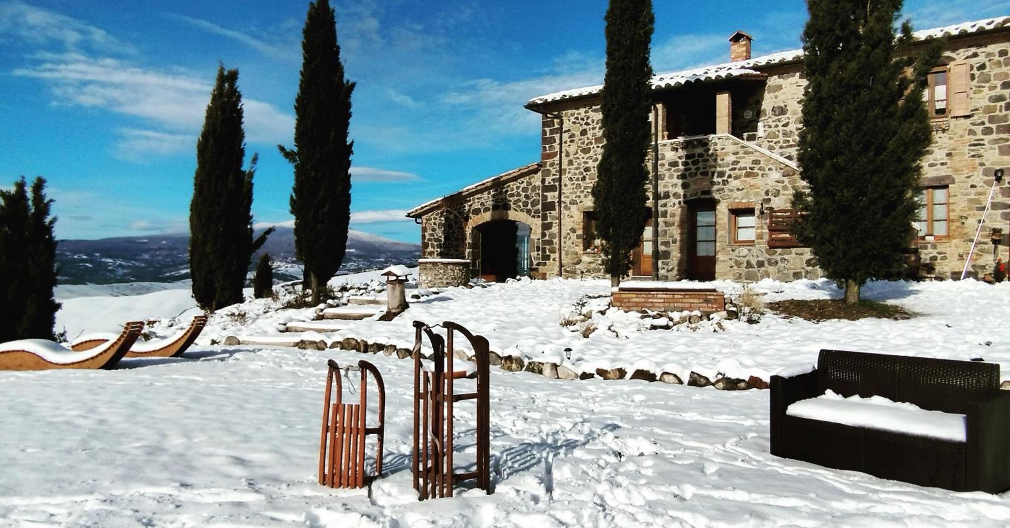 Casa Al Maestro B&B Radicofani Bagian luar foto